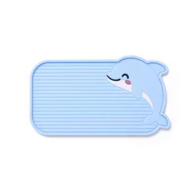 Car Anti-Slip Mat Dolphin Style Center Console Storage Mat Heat-Resistant PVC Storage Anti-Slip Customization Supports Dropshipping (Anti-slip mat) - dolphin-one-light-blue-dropshippinglabeling