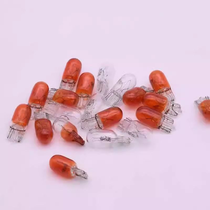 Motocicleta eléctrica T10 monofilamento luz antiniebla trasera 12V3W luz de tablero 48V55V luz de freno triciclo luz trasera enchufe