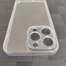 高档透明玻璃壳适用苹果13promax手机壳简约钢化玻璃防摔防撞保护