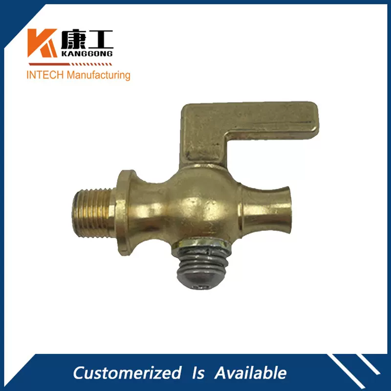 黄铜关闭式旋塞阀二两通阀缓冲管铜压力表内丝双外丝2分3分4分6分