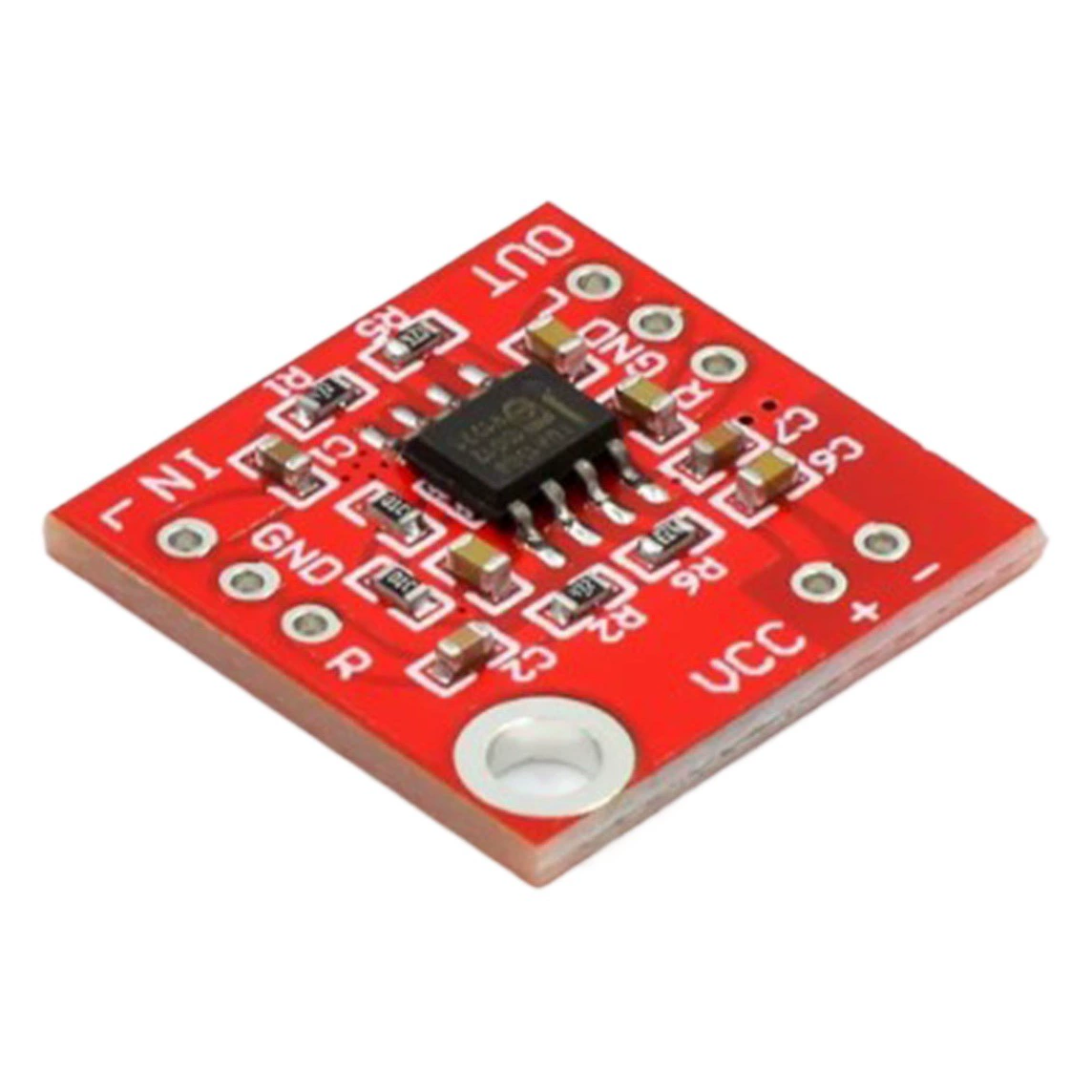 Плата усилителя гарнитуры TDA1308 Модуль усилителя постоянного тока 3 В-6 В постоянного тока может использоваться в качестве переднего каскада усилителя