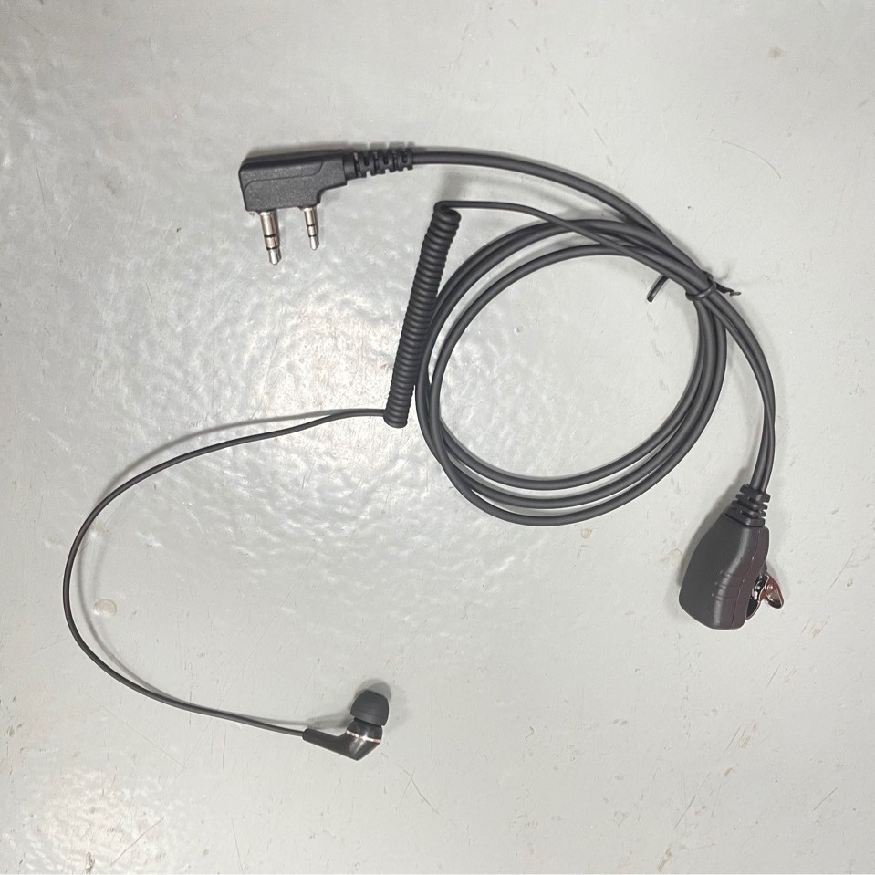 Walkie-Talkie auricular boca ancha en la oreja cómodo resorte de alambre 888S 3107 3207 pequeño auricular de alambre