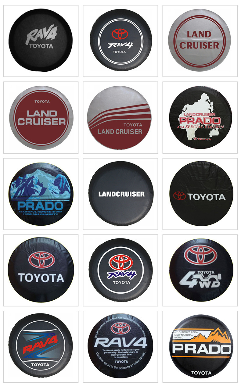 Cross-Border Hot-Selling New Model Suitable for Various Car Spare Tire Covers, Tire Covers, Dust Covers, Imitation Dog Pee Covers, Tire Covers