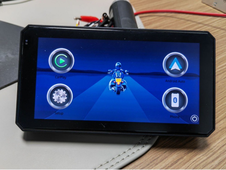 Road Top Road Top Motorcycle Navigation Android Auto CarPlay Screen Bluetooth Monitor