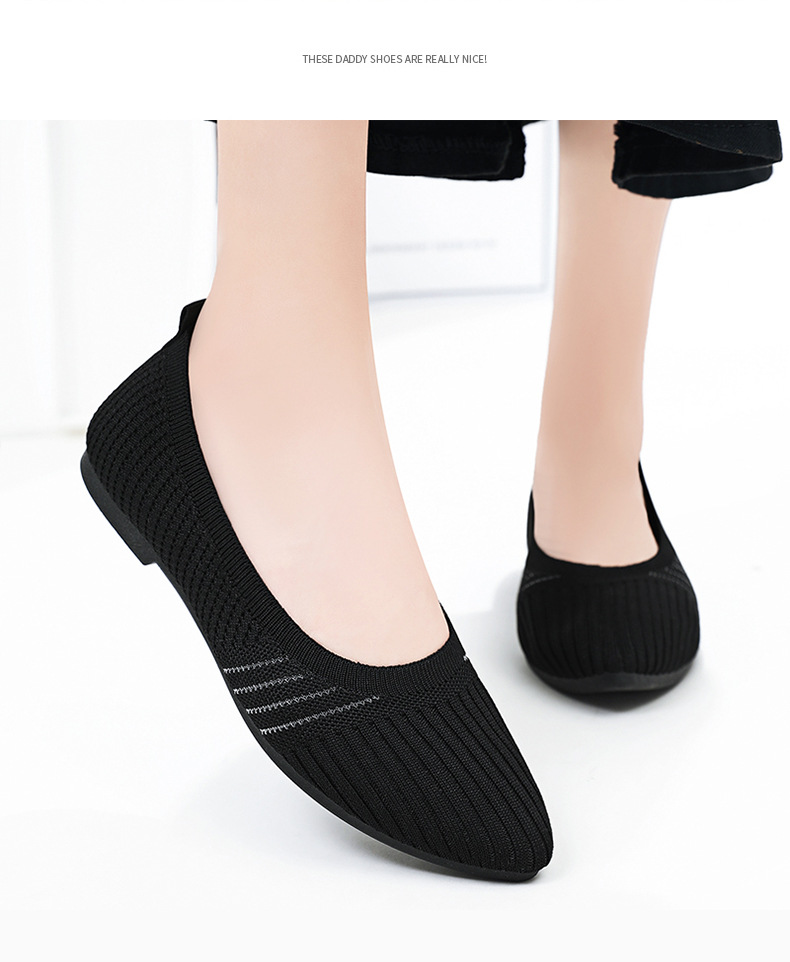 Women's Casual Solid Color Point Toe Flats display picture 5