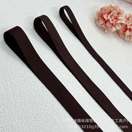 咖色密纹提花织带批发家纺箱包礼品盒童装包边带服装辅料量大价优