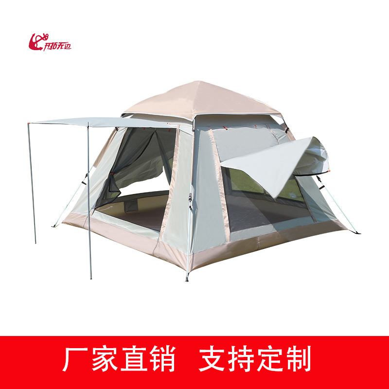 Tienda al aire libre de cuatro lados fábrica directa familia ultra-ligero automático de apertura rápida tienda al aire libre playa tienda de campaña