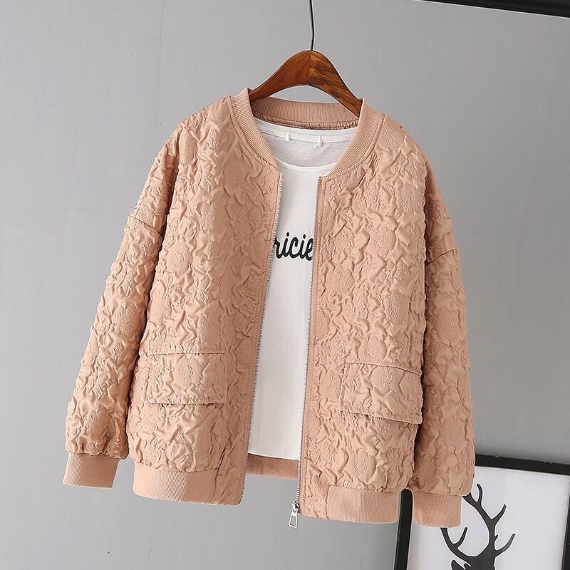 Baseball Uniform Short Style 2026 New Women's Jacket for Spring and Autumn, Korean Version, Loose Casual Versatile Jacket, Stylish Top Baseball Uniform Short Style 2026 New Women's Jacket for Spring and Autumn, Korean Version, Loose Casual Versatile Jacket, Stylish Top