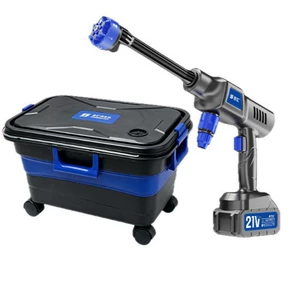 Wow! Customized High-Pressure Car Wash Water Gun, Foldable Water Bucket, Portable Wireless Car Wash with Water Tank, Car Wash Gun for Cross-Border Use
