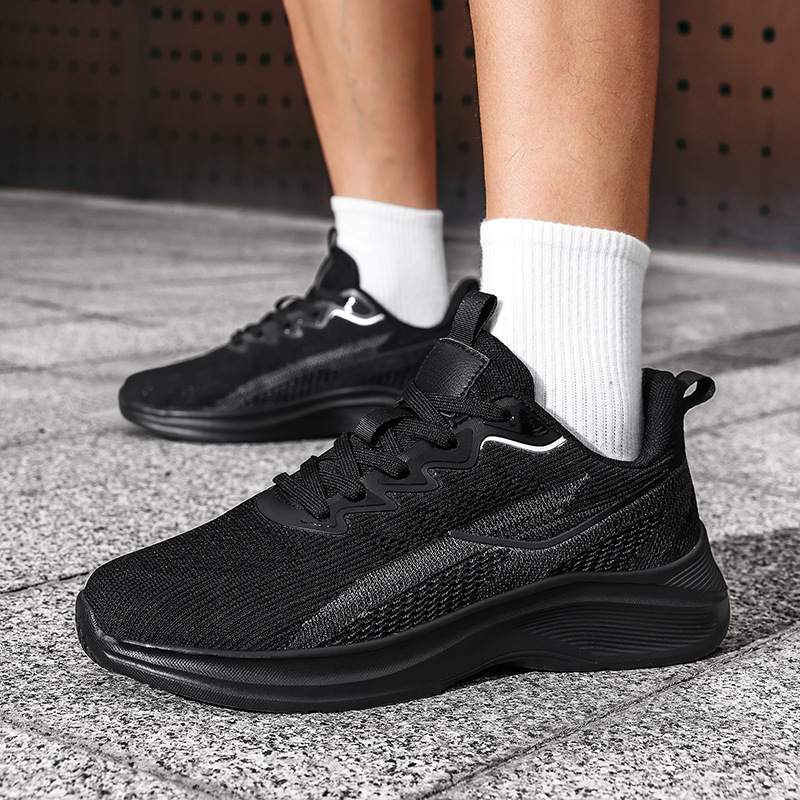 Extra Large Size 50 Summer Sneakers Men's Breathable Fly-woven Mesh Casual Running Shoes_vogvips.com