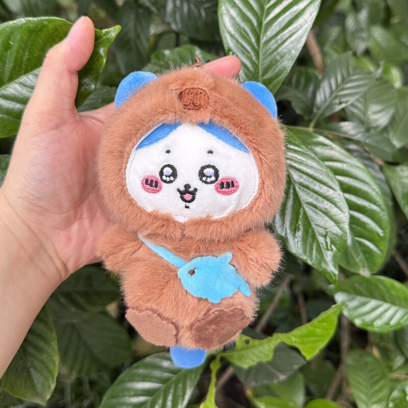 新型の超可愛い日本系のウサキジイカワのカピバラの変装ぬいぐるみのぬいぐるみの逸品のペンダント|undefined