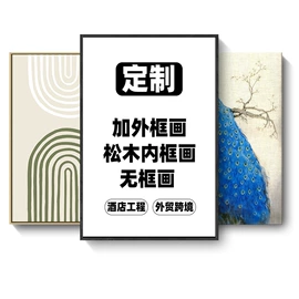 现代装饰画;油画