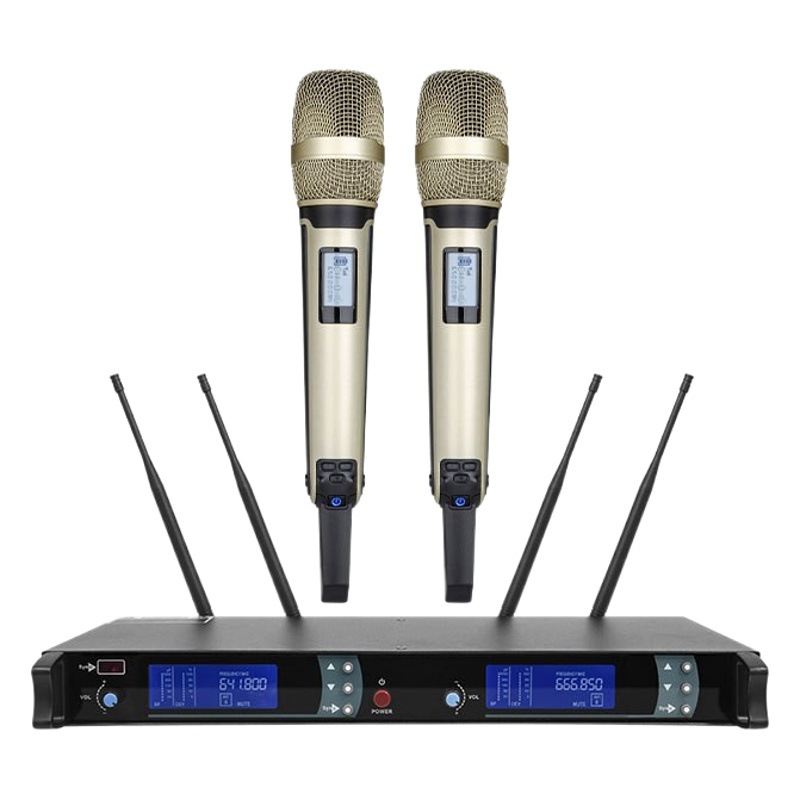 SKM9000 uno a dos MICRÓFONO INALÁMBRICO hogar FM UHF rendimiento de la etapa Entretenimiento KT V micrófono profesional