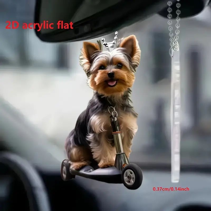 Nuevo plano acrílico transfronterizo para skateboard cool perros colgantes image 2