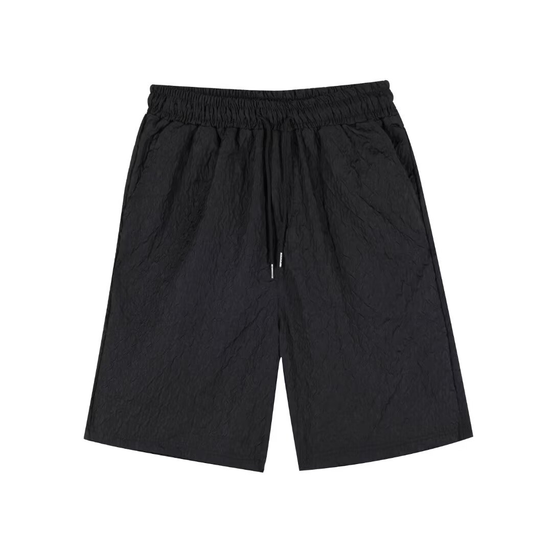 Men's Casual Jacquard Shorts Summer Loose Fit Straight Leg Beach Shorts With Pockets Lightweight & Breathable_viptrois.com
