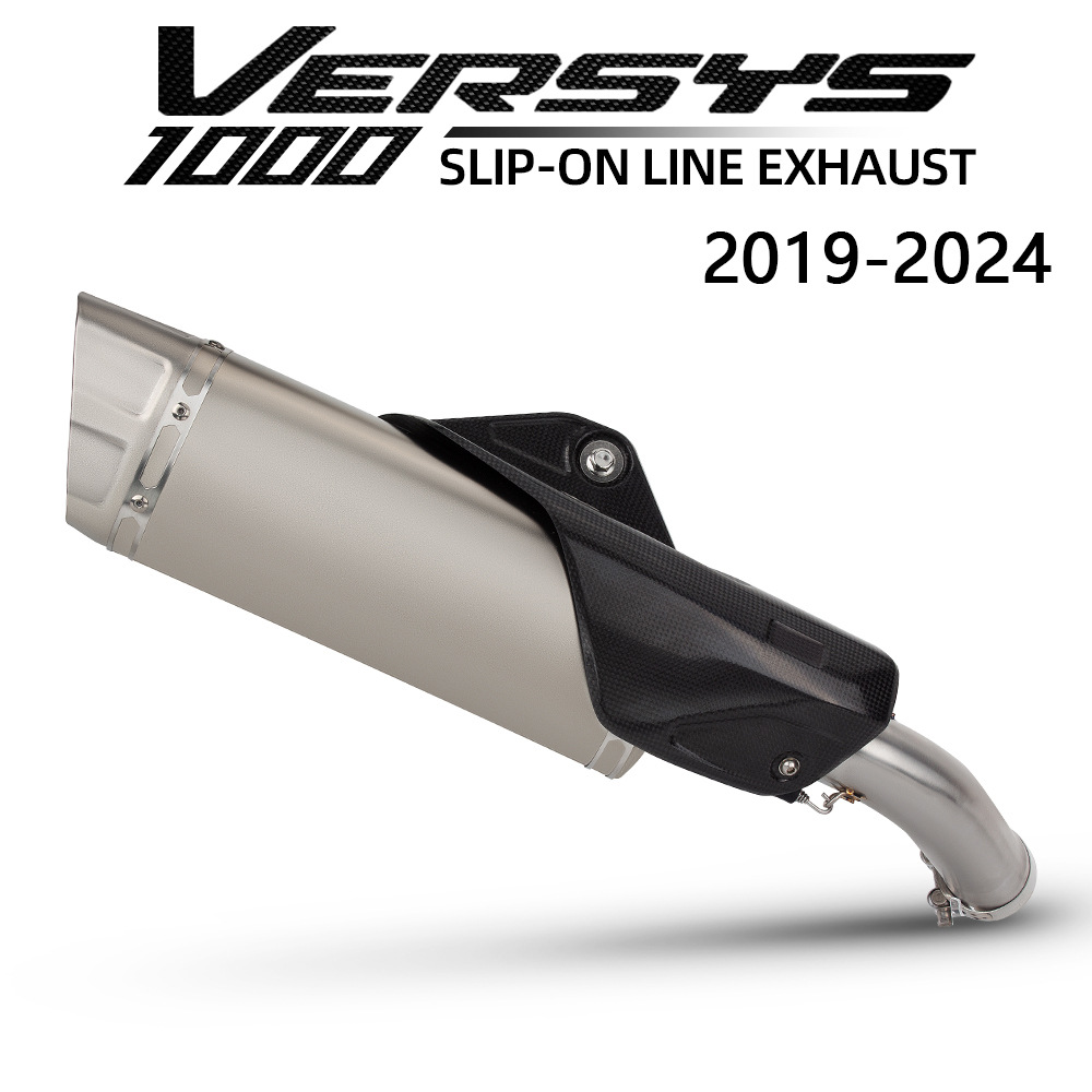 Suitable for Kawasaki Versys1000 Stainless Steel Mid-Section R1 Tail Section Motorcycle Exhaust Pipe Modification