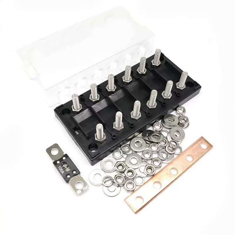 6路带盖ANM插栓式汽车改装保险丝座防护游艇多路保险盒