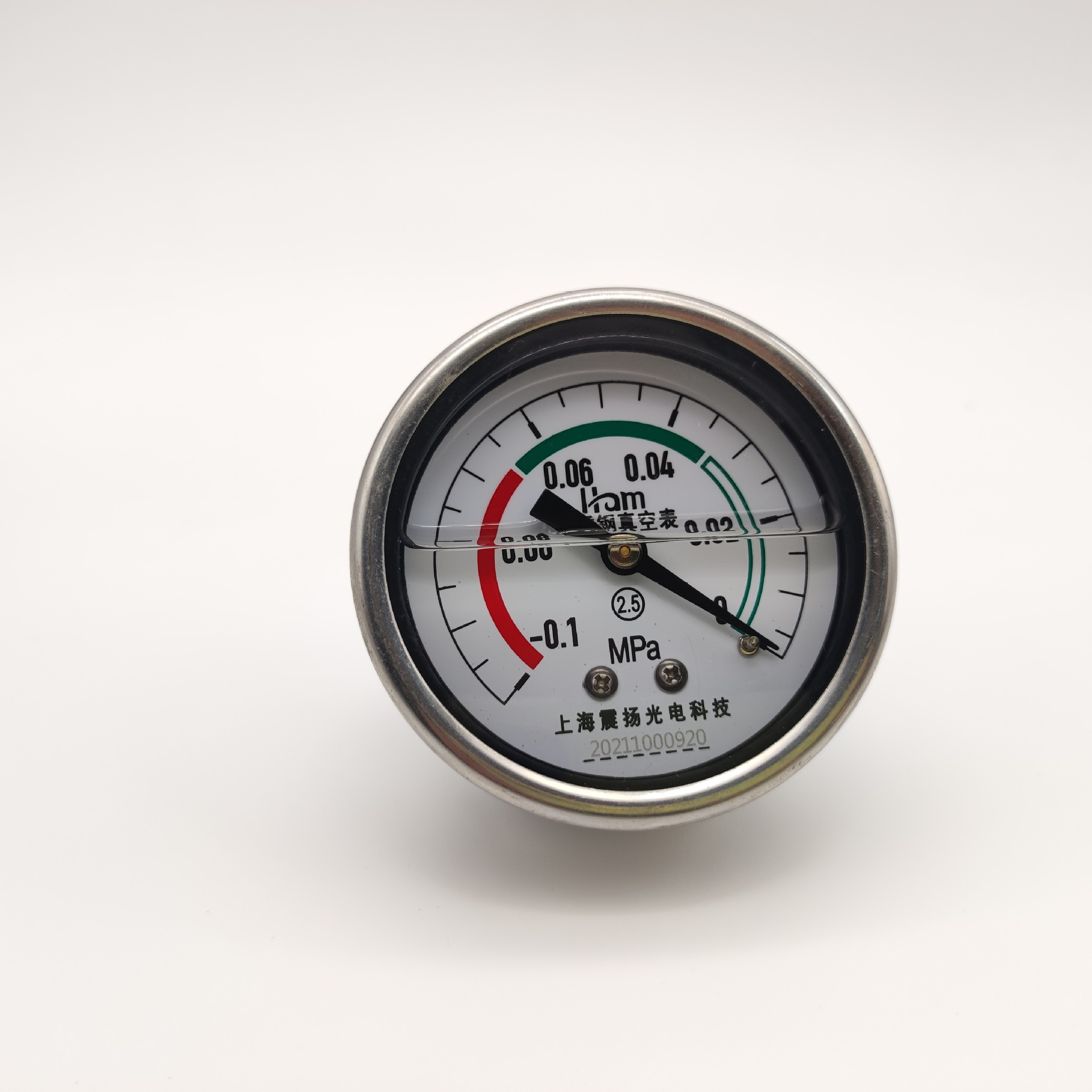 【汉木（上海）仪表】Y60 轴向卷边耐震压力表