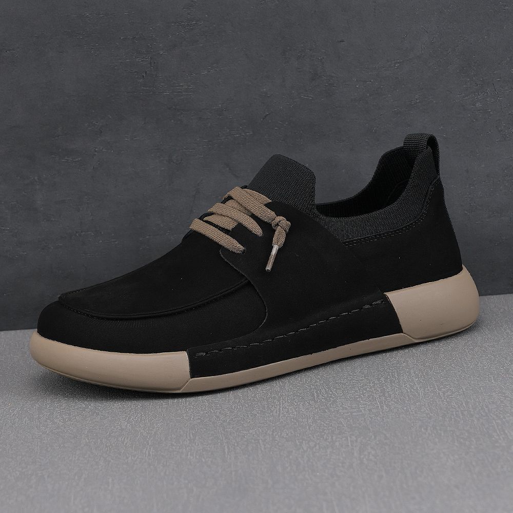 2026 nuevos zapatos casuales de hombre ligeros con un solo pie zapatos de conducción de hombre cómodos zapatos de moda al por mayor image 7