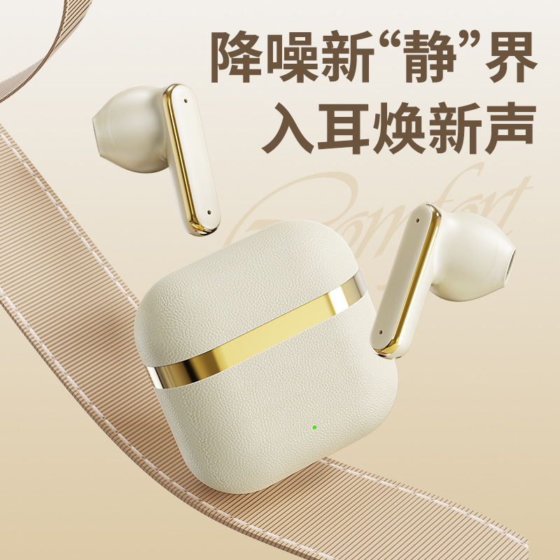 TWS auriculares Bluetooth inalámbricos Q52 piel galvanizado de larga duración calidad de sonido HIFI medio oído cómodo de usar