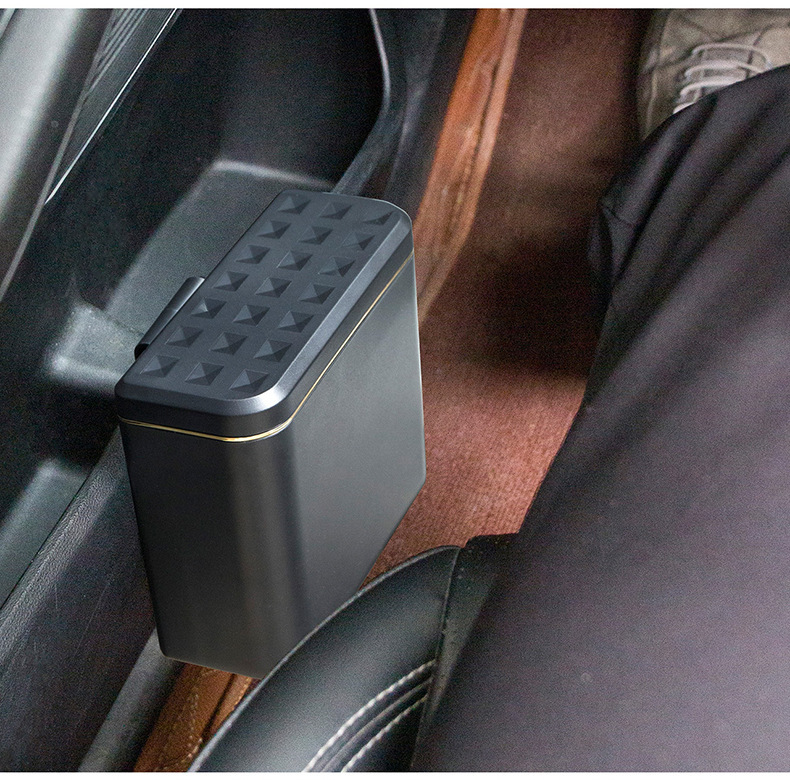 Car Debris Cleaning Storage Box Storage Bag Umbrella Leak-Proof Storage Bag Supplies Car Trash Can with Lid Hanging Type
