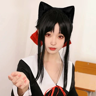 一件代发手作仿真猫咪耳朵发箍可爱毛绒漫展洛丽塔二次元兽耳配饰