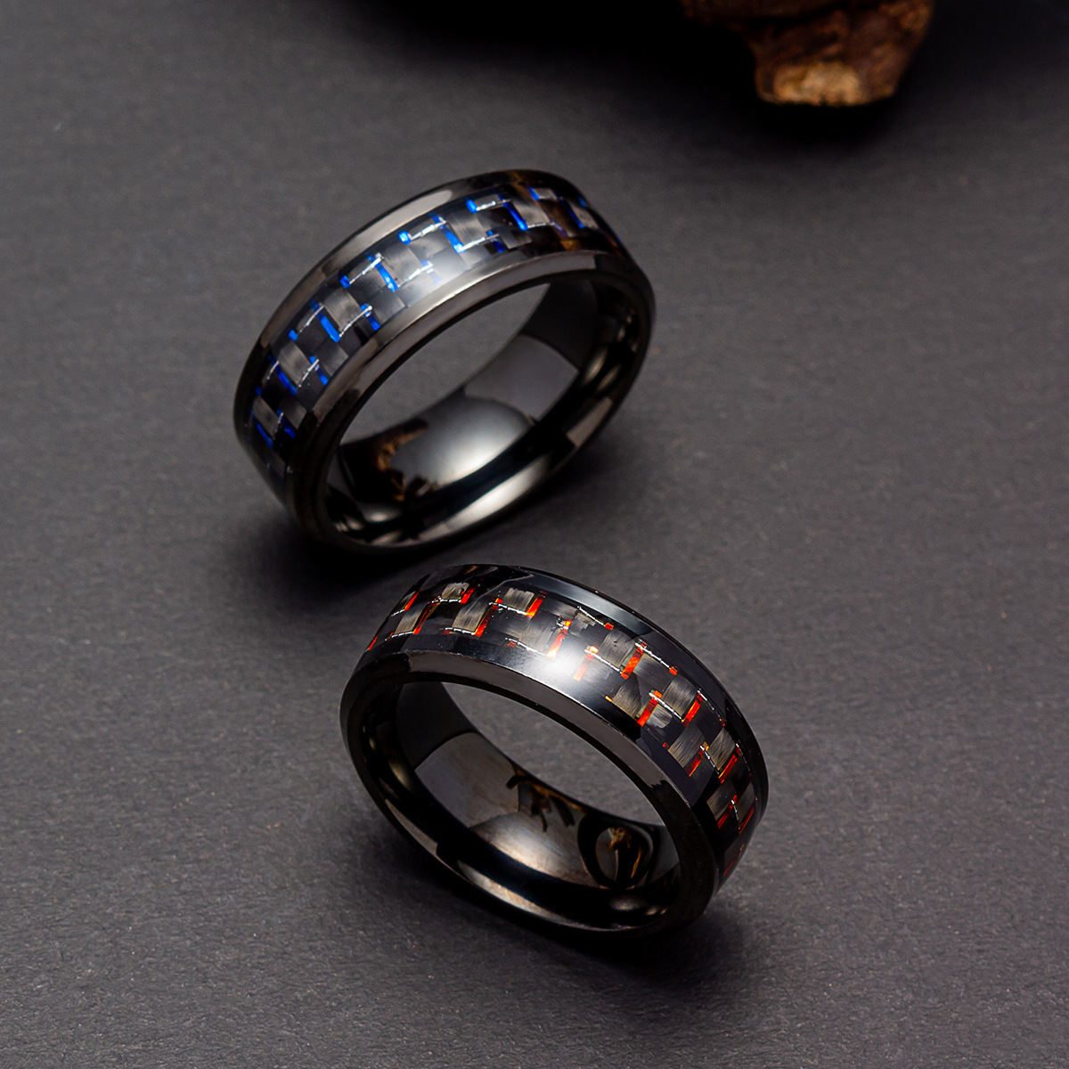 15g Weight Rings Classification Casual Streetwear Geometric Titanium Steel Plating Unisex Rings