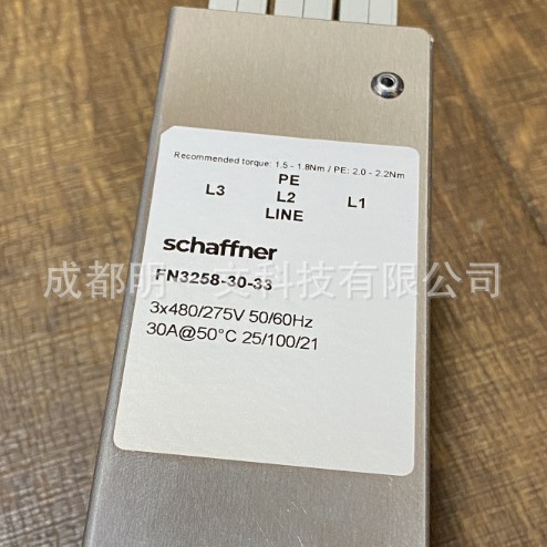 现货FN3258-30-33全新Schaffner电源线滤波器480V 30A滤波器