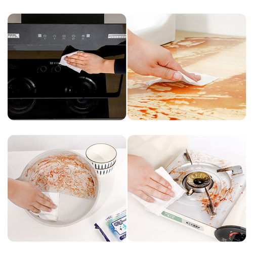 KOMODA imported kitchen oil wipe wet wipes stove cabinet oil wipes kitchen wet wipes 30 pieces