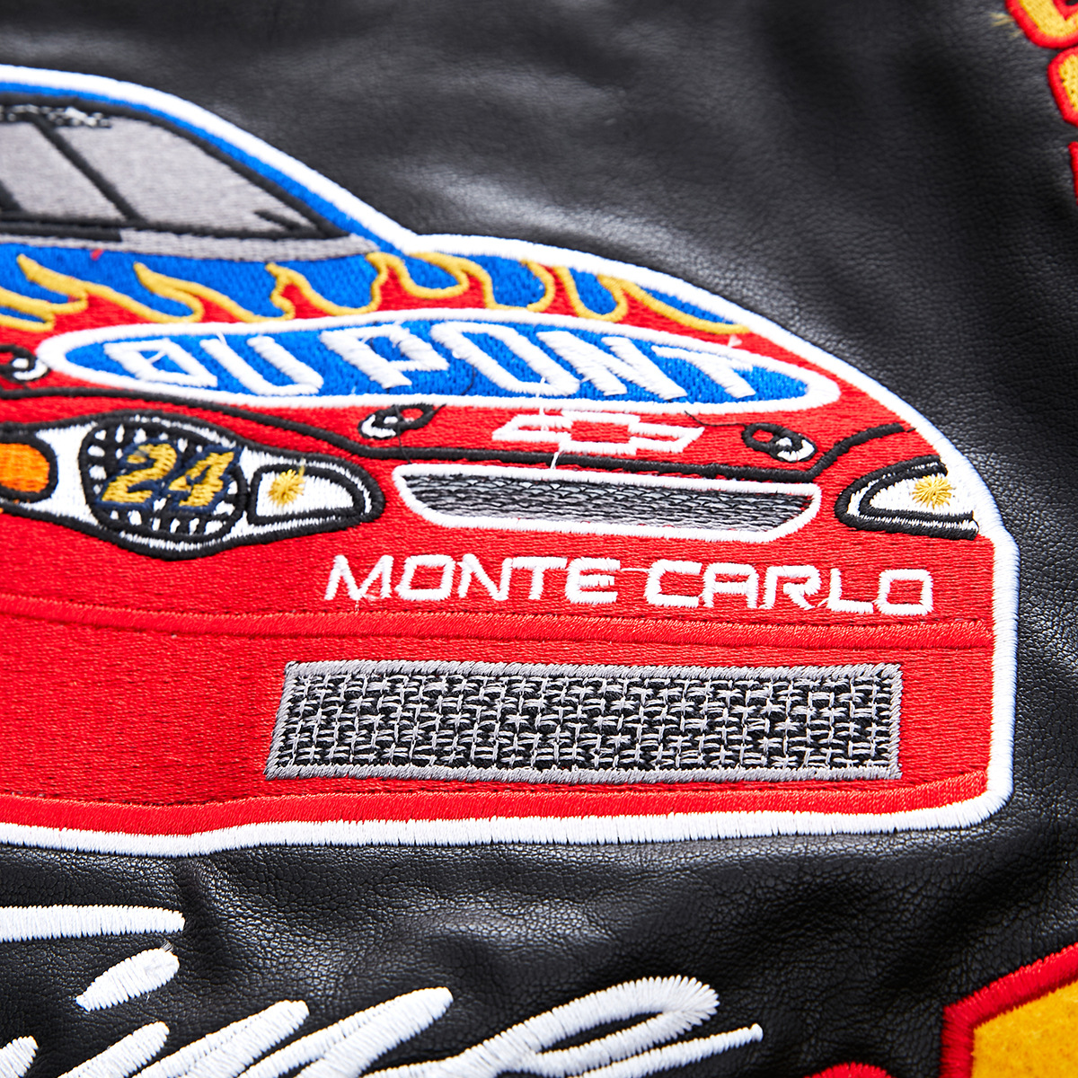 Men's Clothing High Street Fashion Vintage Retro Letter Logo Racing Embroidery Unisex Motorcycle Jacket_voghion.com