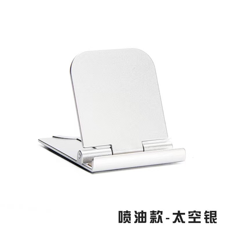 Escritorio plegable diseño compacto logotipo multi-ángulo ajustable giratorio soporte perezoso soporte de teléfono móvil universal