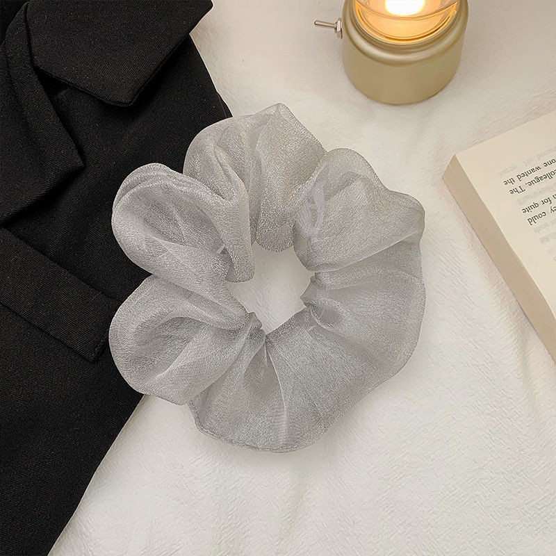 메쉬머리끈 S사이즈 - 그레이