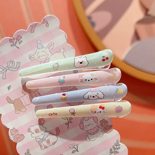 Cute Cartoon Hair Clips, Adorable Cat and Dog Hair Accessories, Fluffy Bangs and Hair Decorations for Girls, Wholesale