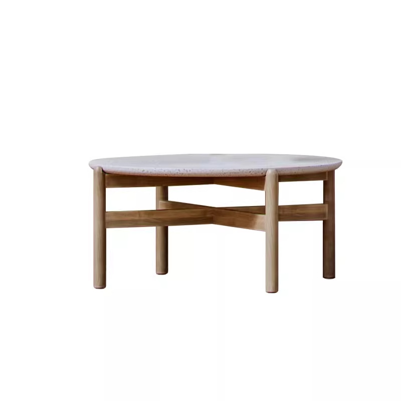 Madera sólida nórdica al aire libre ocio de caña anticorrosivo sofá de madera impermeable y solar patio modelo de casa de muebles de teca combinación