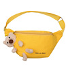 Chest bag, small bag, shopping bag, universal cute bag strap for elementary school students, belt bag, 2020, with little bears