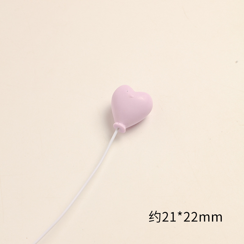 SKU-05-紫色爱心气球 一个