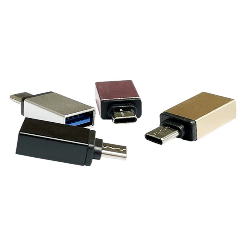 Подходит для мобильных телефонов Huawei LeTV, OTG-адаптер USB3.0 Type-C, металлический OTG-адаптер из алюминиевого сплава.