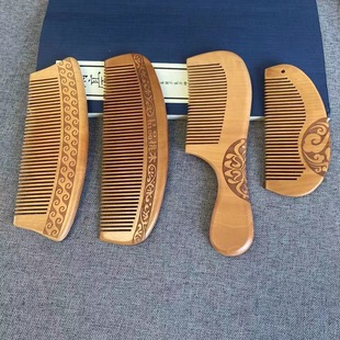 Peach wood comb peach wood comb peach wood comb wholesale factory direct wooden wholesale