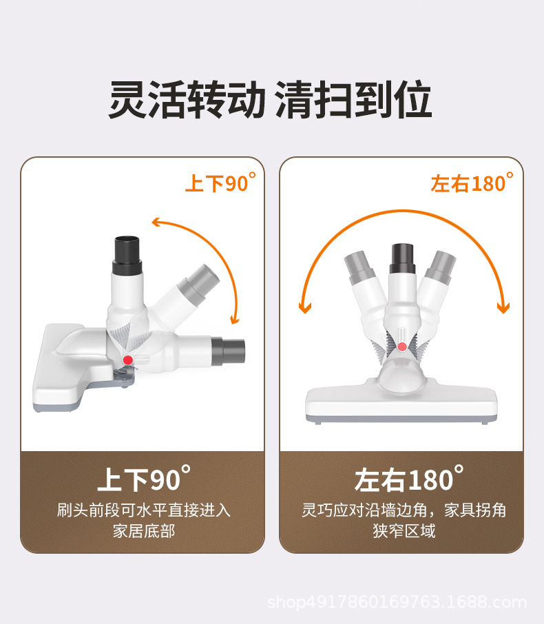 车载吸尘器 无线家用手持吸尘器便捷式超强吸力大功率宠物吸毛器详情17