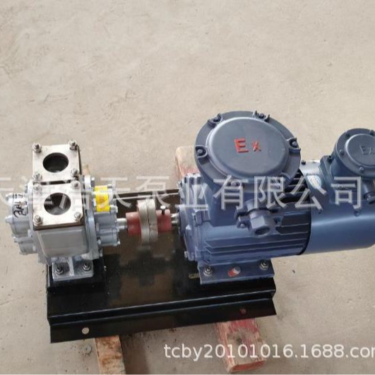 变频防爆圆弧齿轮泵YHCB 柴油汽油机油润滑油 沥青化工原料齿轮泵