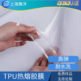 等用高温中温TPU热熔胶膜 耐水洗高弹性厚度均匀熔点高粘性热熔胶