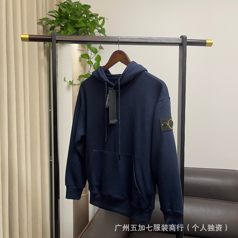 Cross-Border Factory Direct Sales Trendy Brand Shidao Classic Men's and Women's 360g Hooded Long-Sleeved Casual Sweatshirt