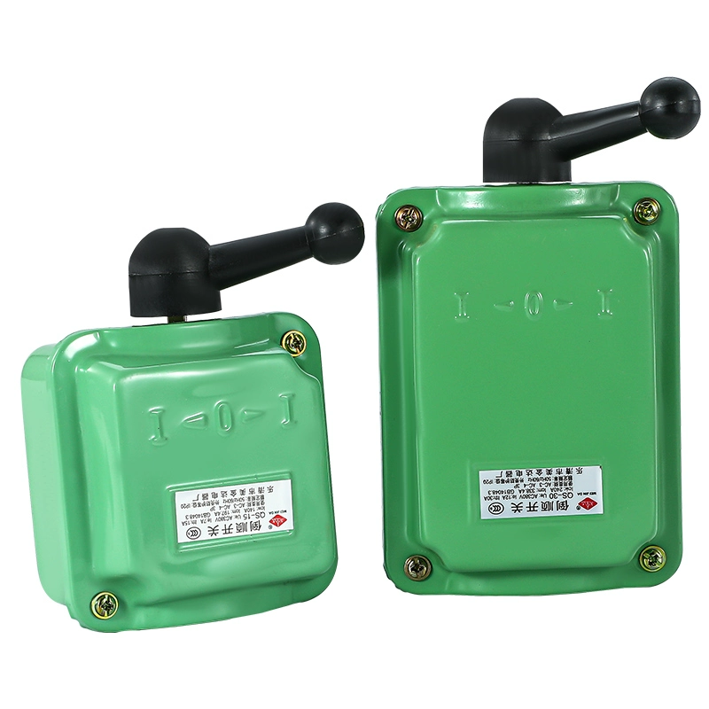 Iron shell reverse switch water QS-1 three-phase motor dough mixer forward and reverse transfer switch 380V