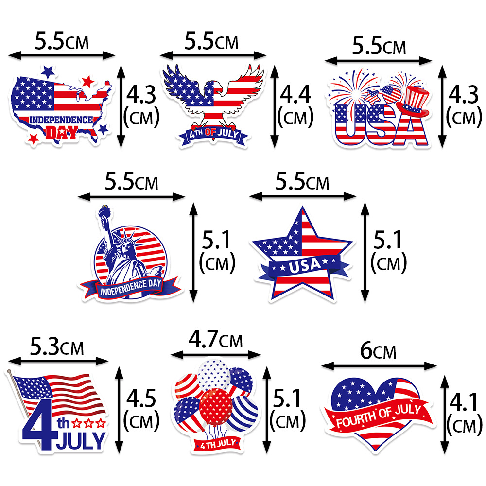 Nuevos productos transfronterizos Decoración del Día de la Independencia de EE. UU.
