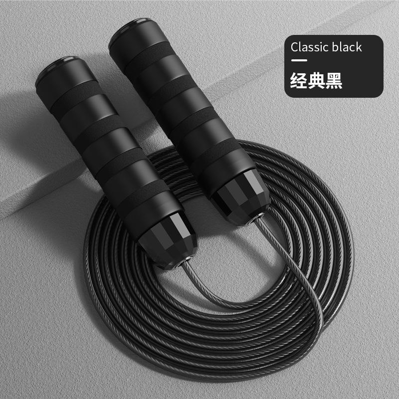 클래식 블랙/전체 길이 3m ——강철 와이어 로프