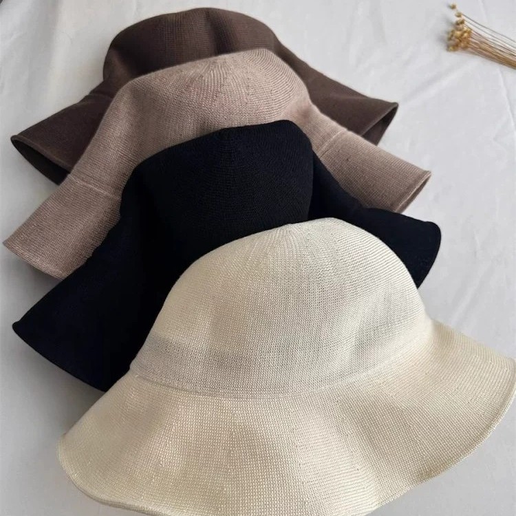 Cappello alla pescatora hepburn in seta di gelso per donna estate_voghion.com