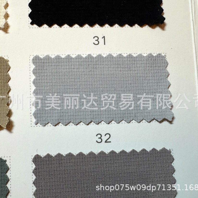 用于女装裤装裙装衬衫等结实微弹力1mm大小格子纹涤纶布料面料