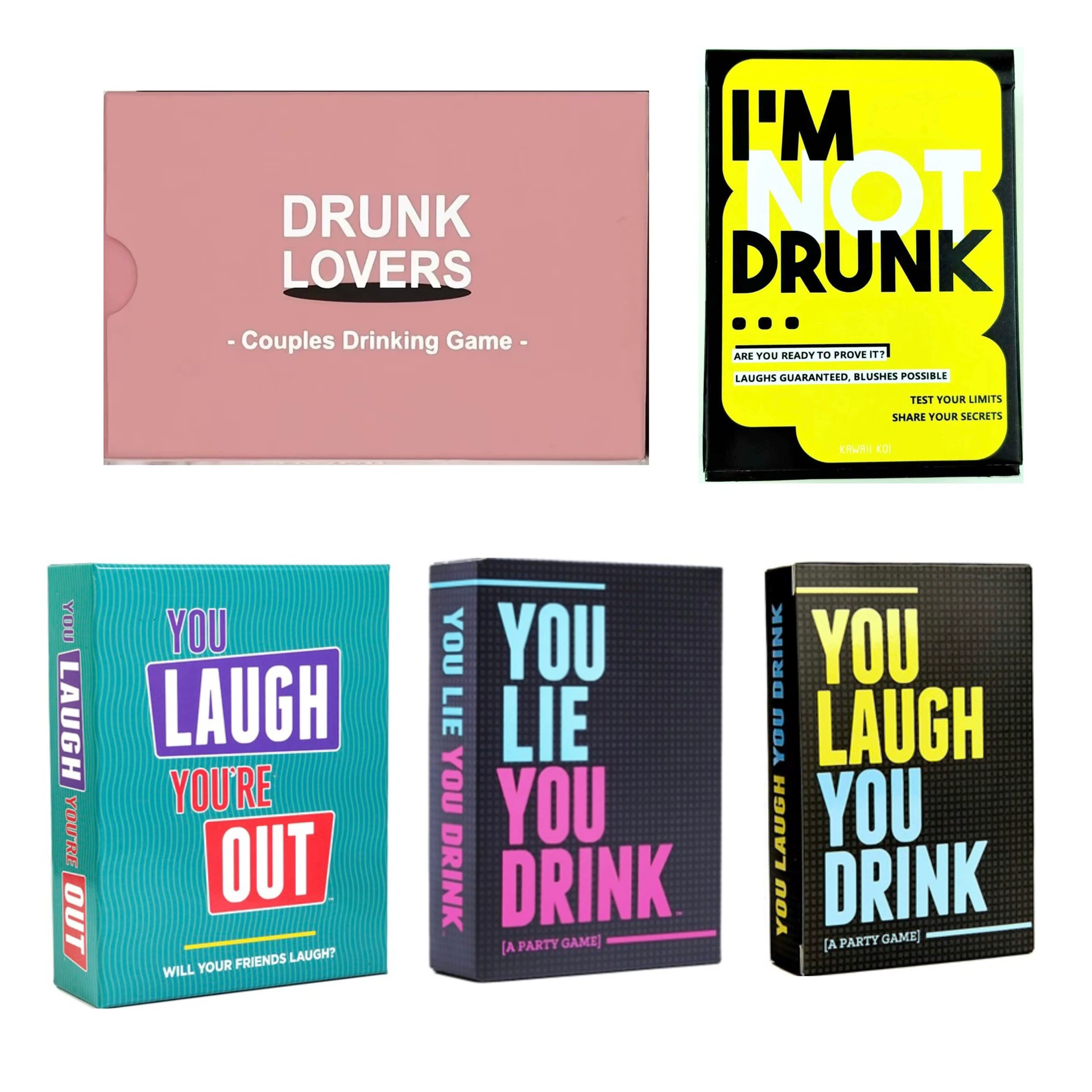 Новая полная английская версия Вы смеетесь, вы вылетаете, друзья:Party casual game card