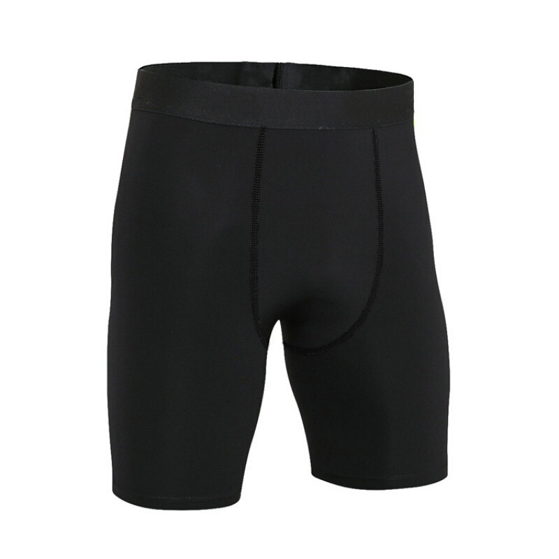 Sports tight shorts men's track and field running basketball football training high elastic quick-drying breathable five-point leggings Sports tight shorts men's track and field running basketball football training high elastic quick-drying breathable five-point leggings