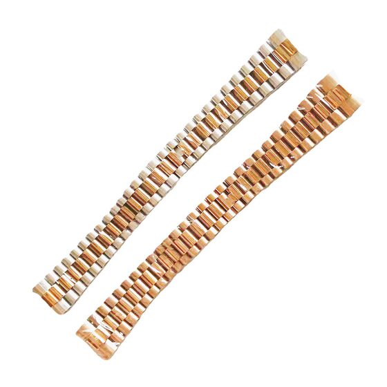 Rolex Watch Accessories Strap Men's Solid Stainless Steel Three Beads Stainless Steel Watch Chain 13 17 20 21mm